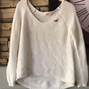 Woven hollister sweater!